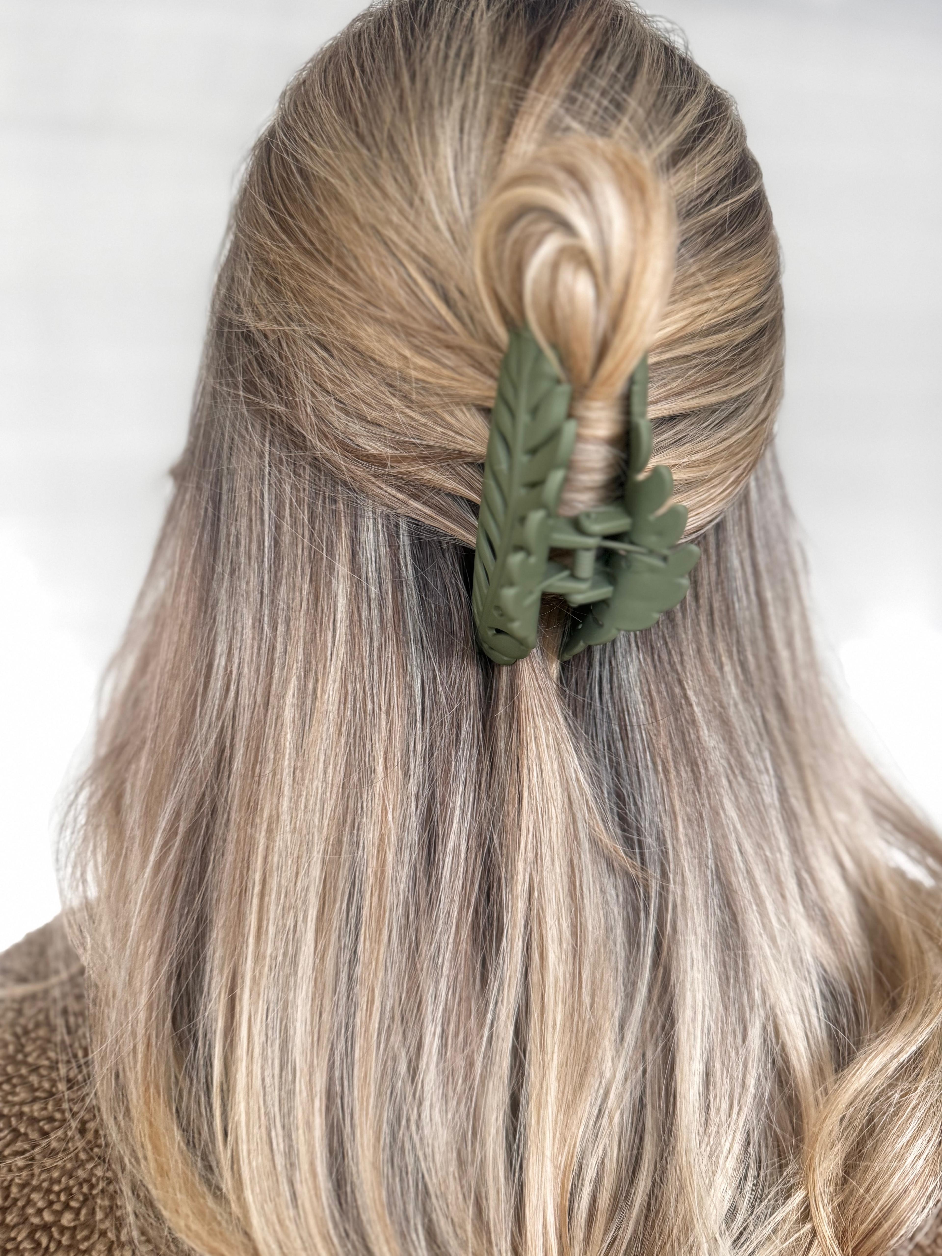 Haarklammer - Botanic Leaf