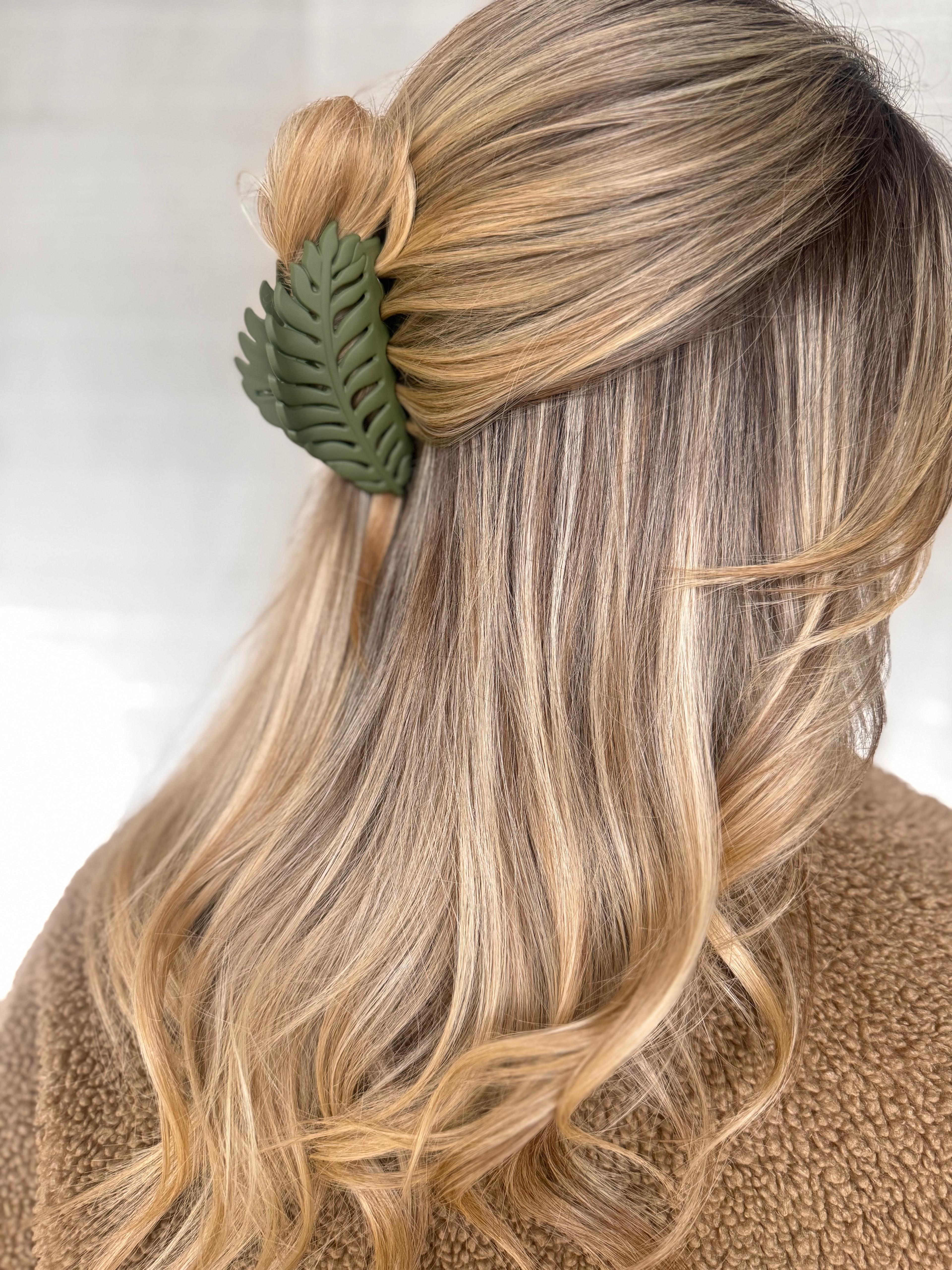 Haarklammer - Botanic Leaf