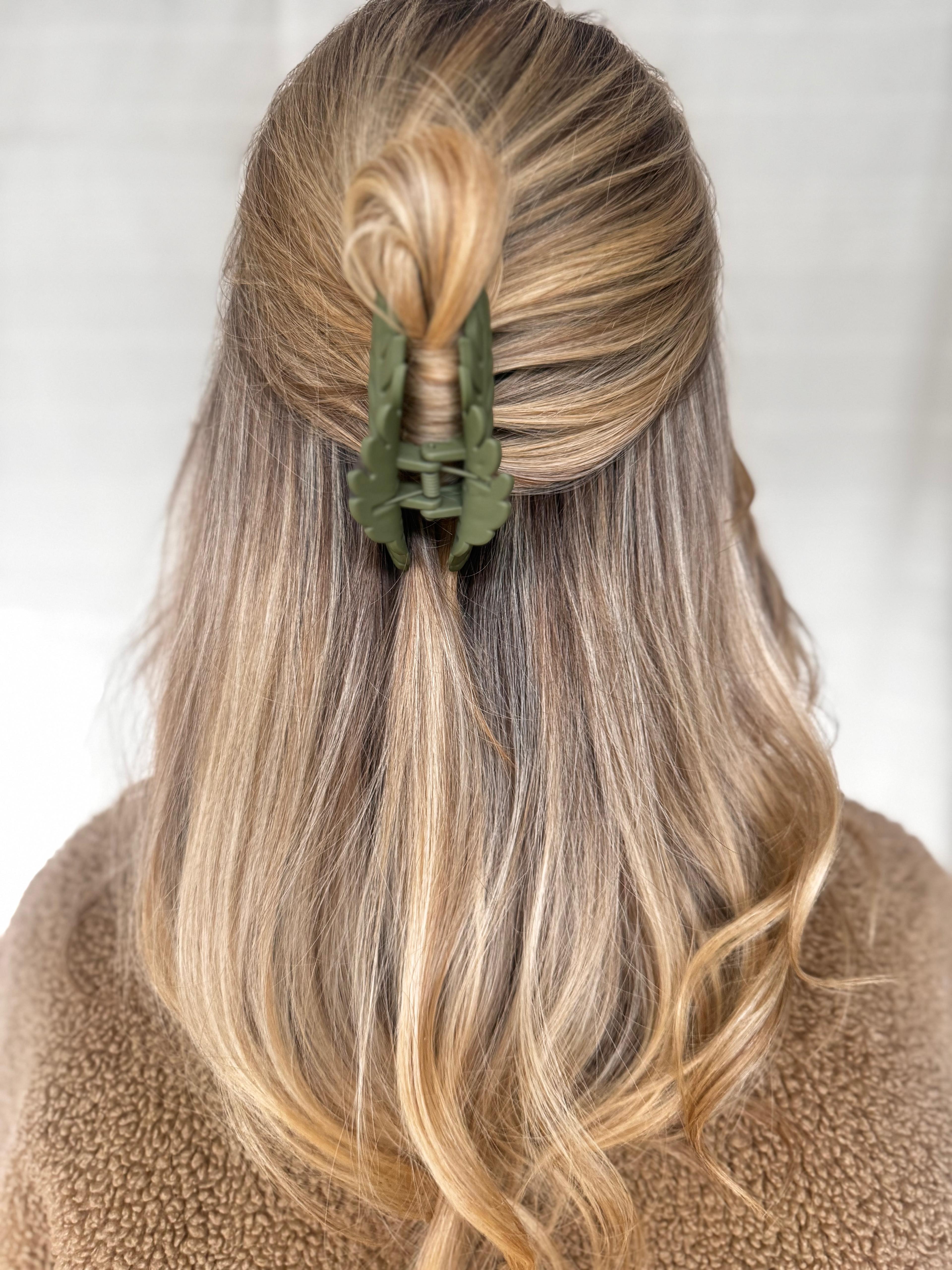 Haarklammer - Botanic Leaf